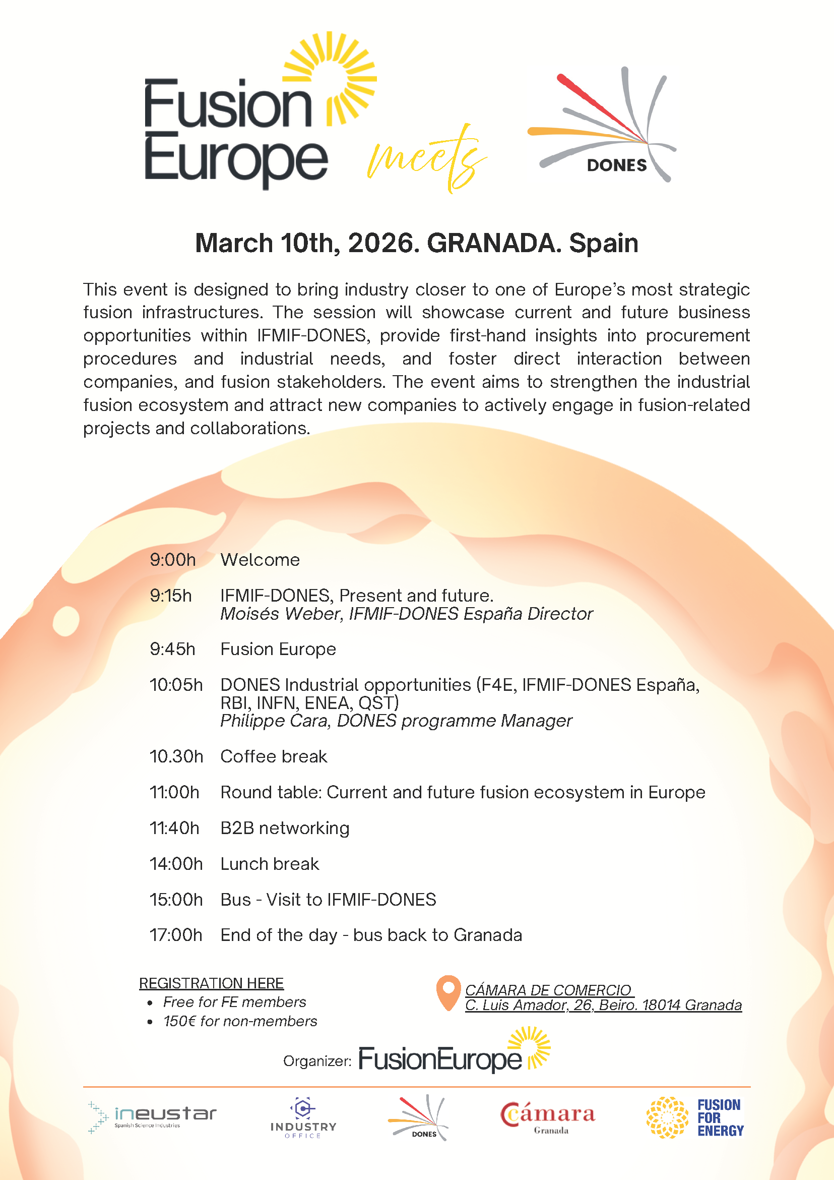 Fusion Europe meets IFMIF DONES Agenda